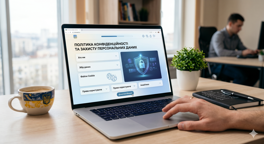 Політика конфіденційності та захисту персональних даних